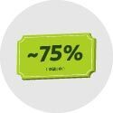 ~75% 특가