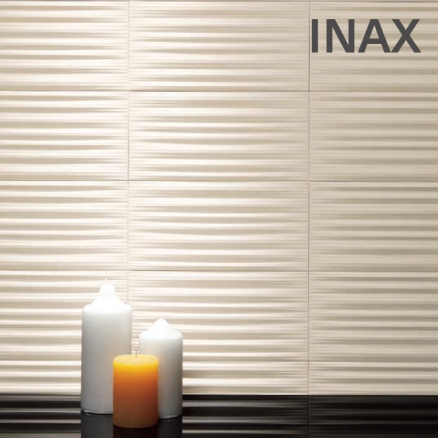 이낙스 INAX 친환경 습도 조절 타일 에코카라트 플러스 그라나스 라샤 릴리프 화이트