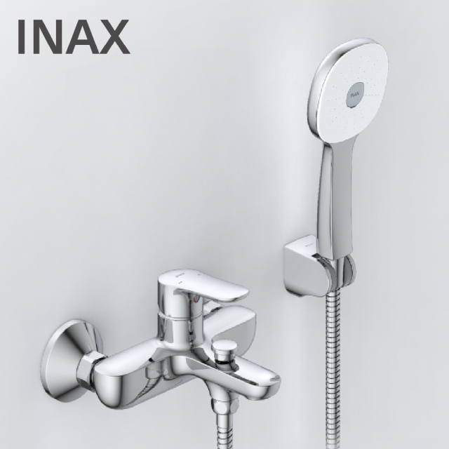 이낙스 INAX S100 벽붙이 샤워 욕조 수전 샤워기수전 세트 크롬 FB1403
