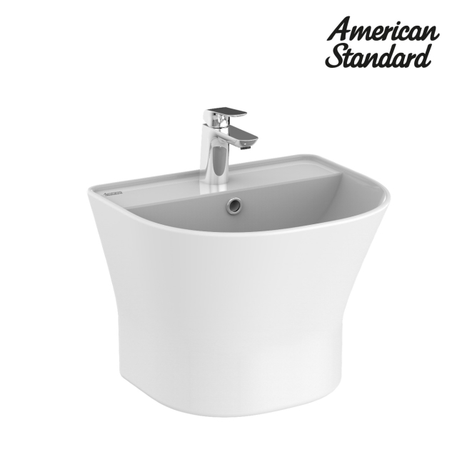 아메리칸스탠다드 플랫 내추럴 R 라운드 반다리 일체형 세면기 C135500L