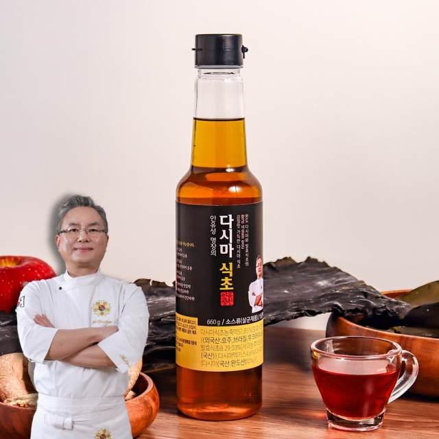 안유성 명장 완도 다시마 식초 660g 1병,2병,3병,4병