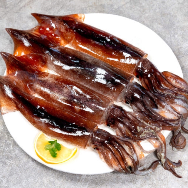 ★초특가★ 국내산 총알 통찜 오징어 1kg 급냉 초코오징어