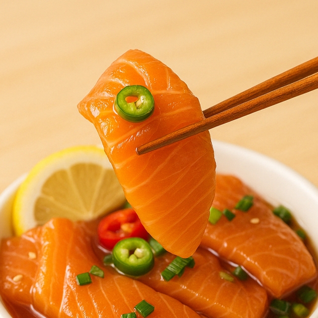 밥도둑 간장 생 연어장 300g