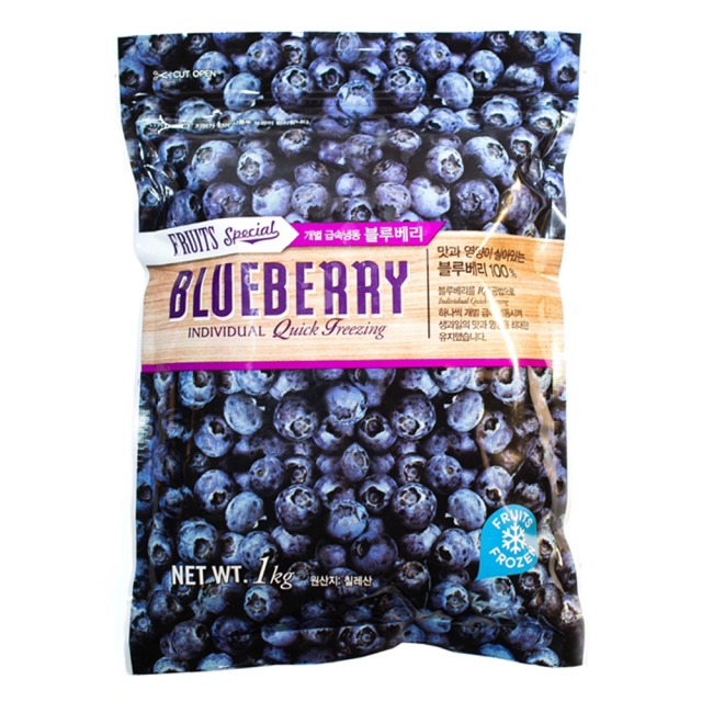 냉동 블루베리 대용량 세트 (1kg 2개~4개 선택)