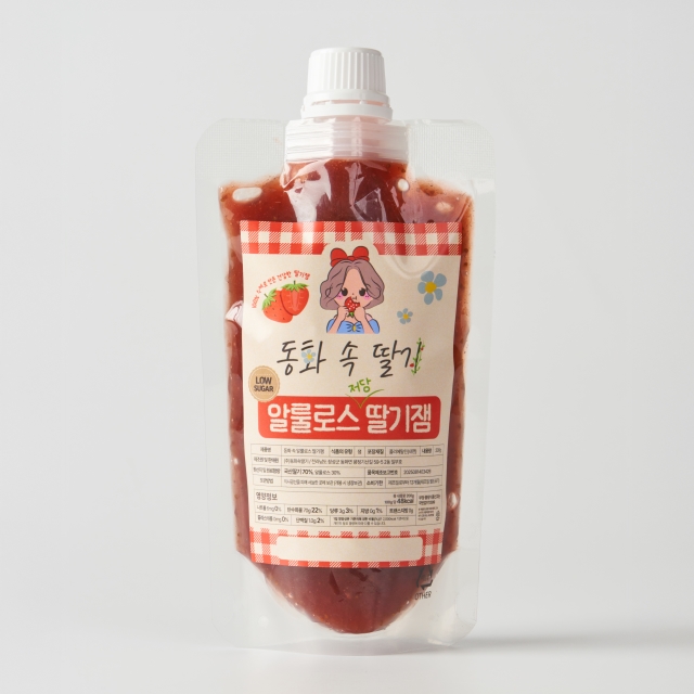동화속딸기 저당 알룰로스 딸기잼