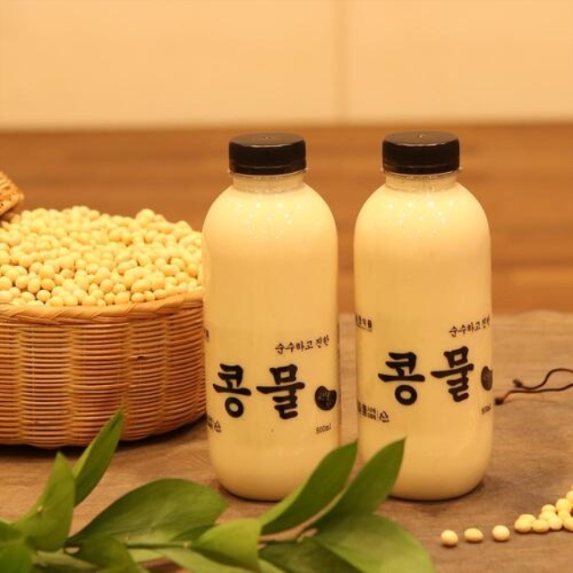 100% 국내산 순수하고 진한 콩물 500ml x2ea