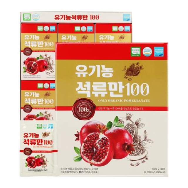 유기농 석류만 100 70ml x30포