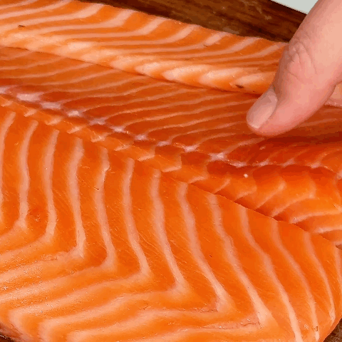 [두팜단독] 프리미엄 딥스킨 숙성연어/슬라이스