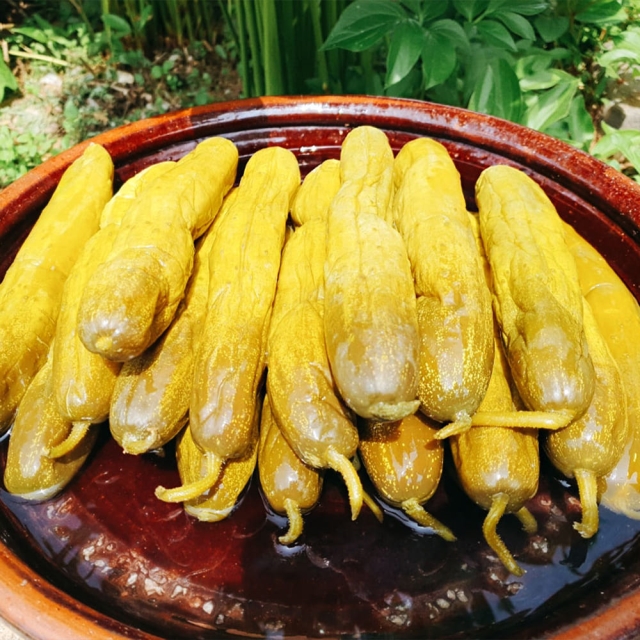 꼬독꼬독한 맛이 일품인 통오이지