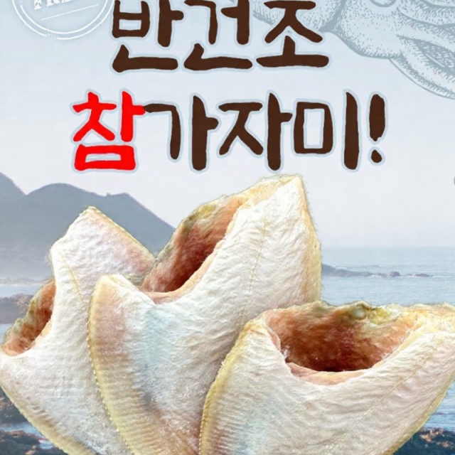 해풍으로말린 반건조 (大)참가자미