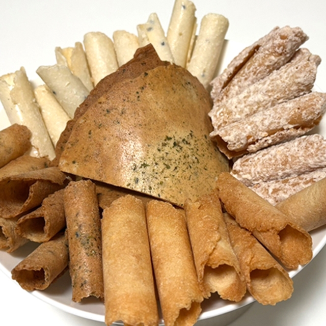 HACCP인증! 추억의 맛 옛날과자 종합전병 700g+700g 1박스 (양파맛/파래김/생강/계피) 선물 추천!