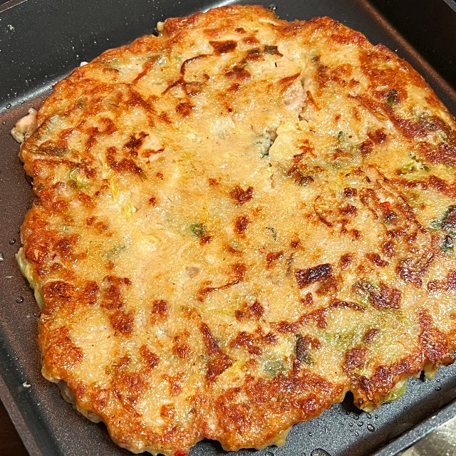 재료 듬뿍 속이 가득찬 녹두 빈대떡 녹두전 반죽 1kg
