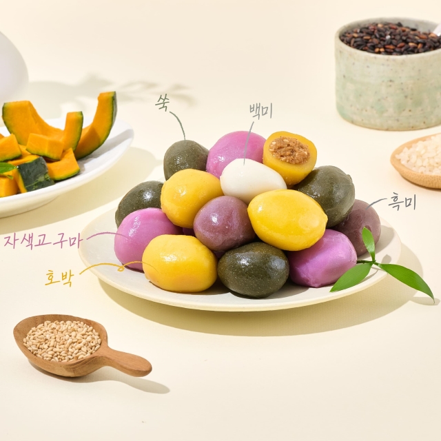 동글동글 오색꿀송편 1팩
