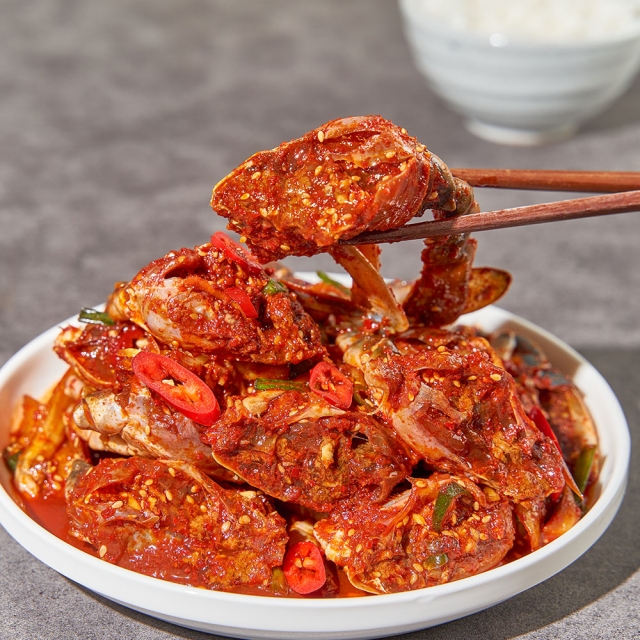 당일생산! 목포 반찬 맛집 국내산 꽃게무침 900g