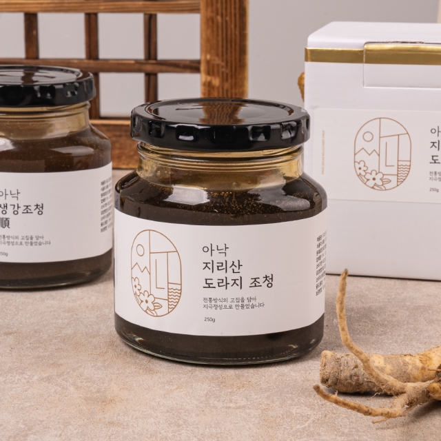 도라지청 생강청 수제조청 250g~ 6년근 지리산 도라지조청