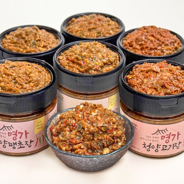 [26년전통] 비빔밥 도둑 국내산 청양땡초장 3종 250g