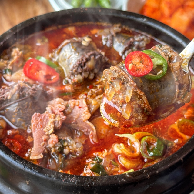 [26년 전통] 무진장 찹쌀사골순대국 얼큰/진한 2종 1팩~ (1팩 600g)