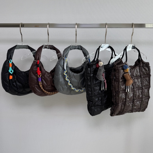 퀼팅 만두백, 퀼팅 스퀘어백 (액세서리 추가)