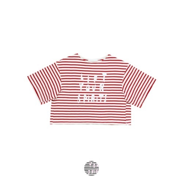 HELLO GOLF STRIPED T-SHIRT