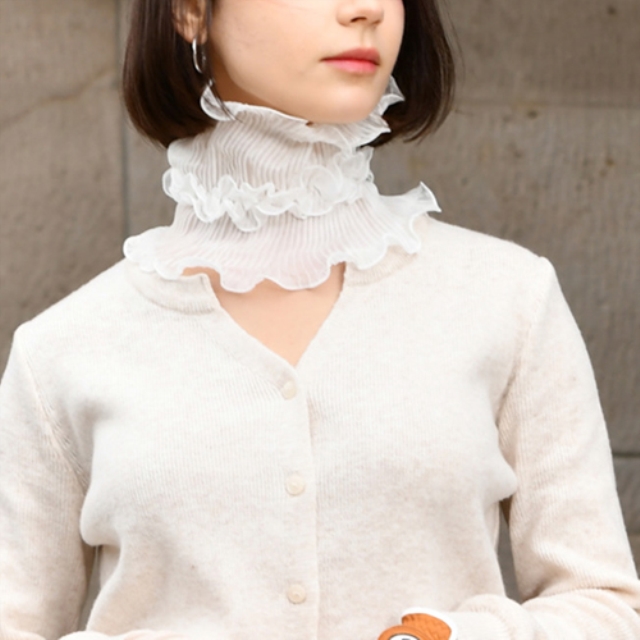 HELLO BIRDIE LACE NECK WARMER