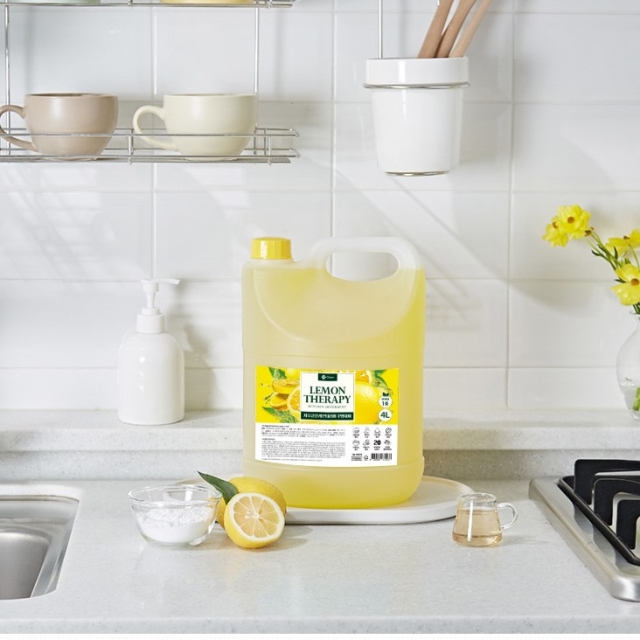 [최신제조상품] 무료배송 레몬테라피 주방세제 4L  x 2개 + 공병증정