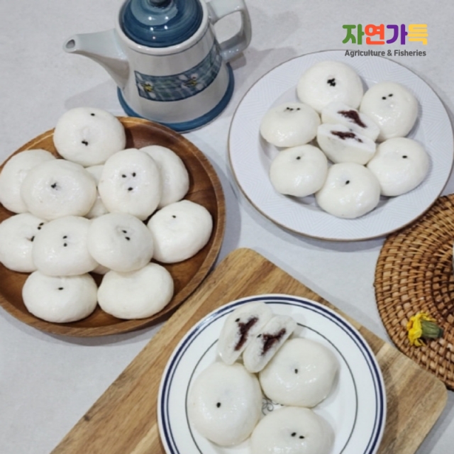 [자연가득]  쫀득 잔기지떡 24개