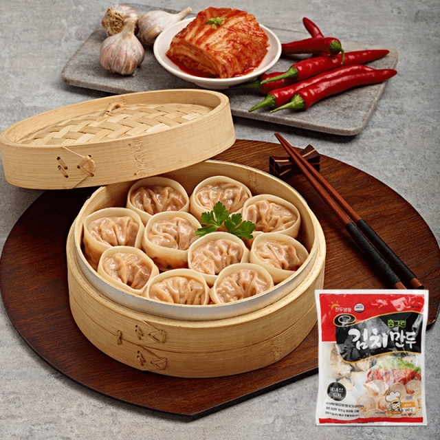 [푸디앤] 김치 손만두 640g ,1.4kg