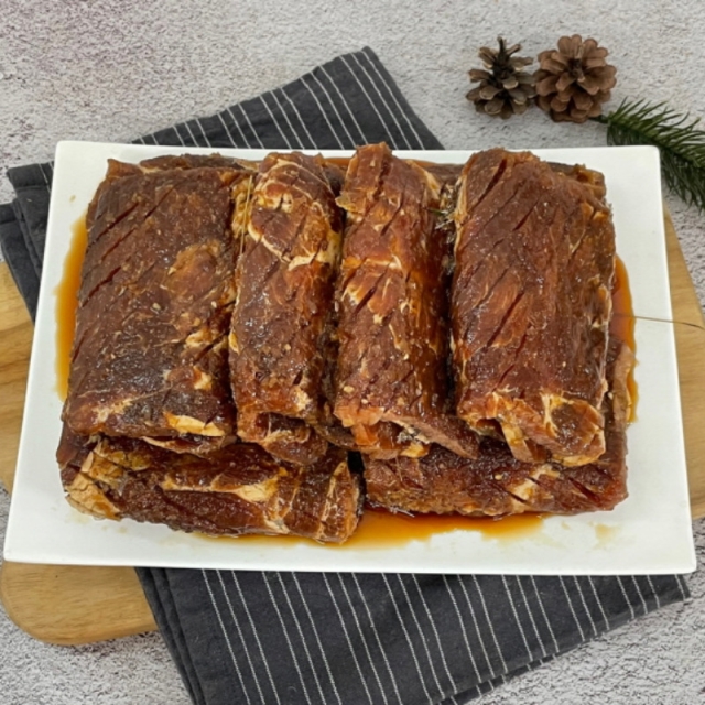 [자연가득] 솔잎 순살돼지왕구이 1.6kg + 1.6kg