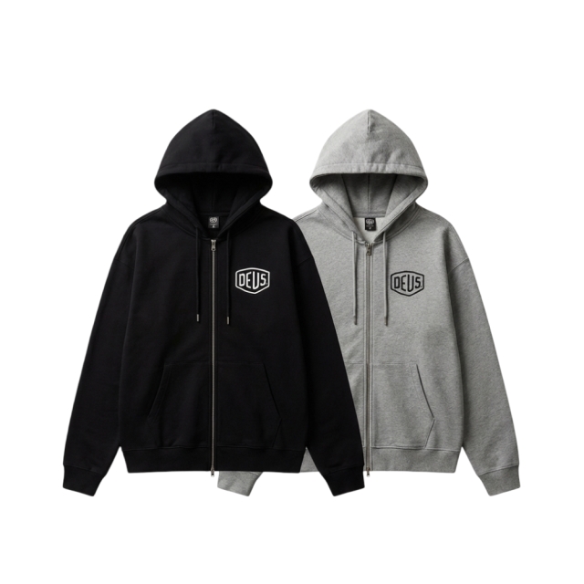 🖤 데우스 엑스 마키나 컬리지 어드레스 후드 집업