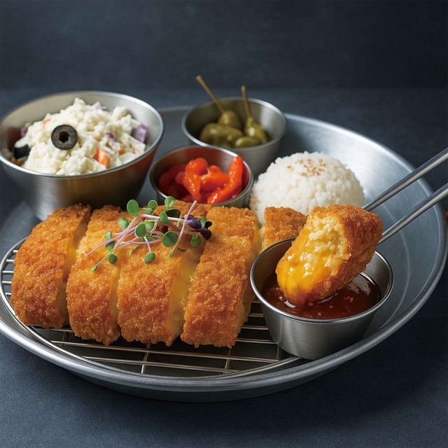 [업소용] 고구마치즈돈까스 150g×10장 / 식당·분식집·레스토랑 납품용