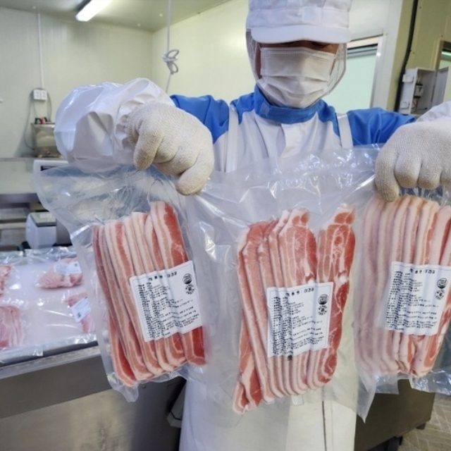 오겹살 500g 살코비 지방 황금비율 100%