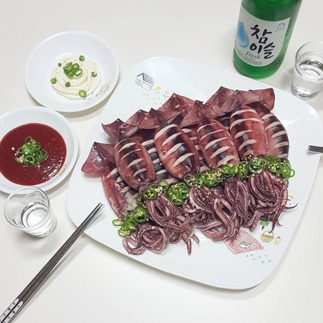 통통 총알오징어 500g