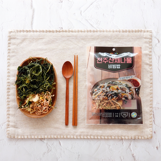 건 나물비빔밥 간편키트 전주산채나물비빔밥 만들기 30g (2인분)