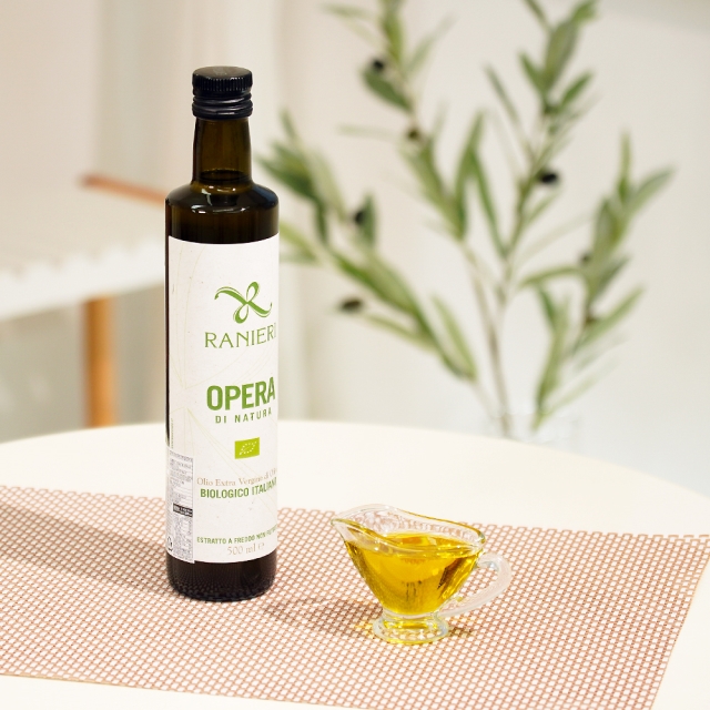 냉압착 이탈리아 유기농 엑스트라버진 올리브오일 올리브유 500ml 폴리페놀 올레오칸탈 올레샷