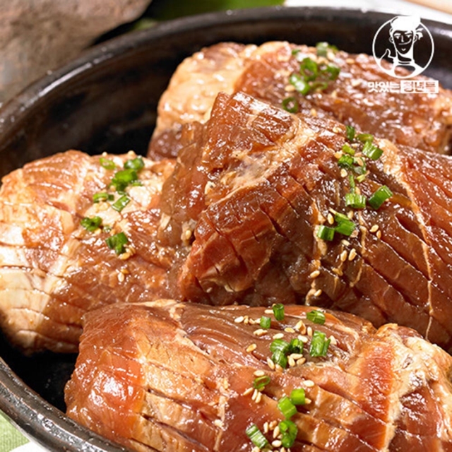 맛있는청년들 녹차숙성 왕돼지구이 500g+500g 실중량 1kg (4인분)