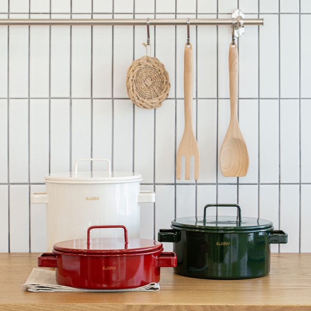 EJIRI 법랑 냄비 7종