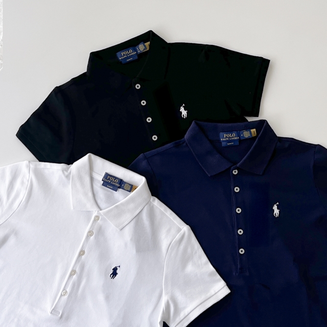POLO 여성 PK 5버튼 슬림핏