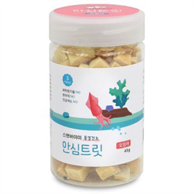 스텐바이미 동결건조 안심트릿 오징어 45g(국내산)