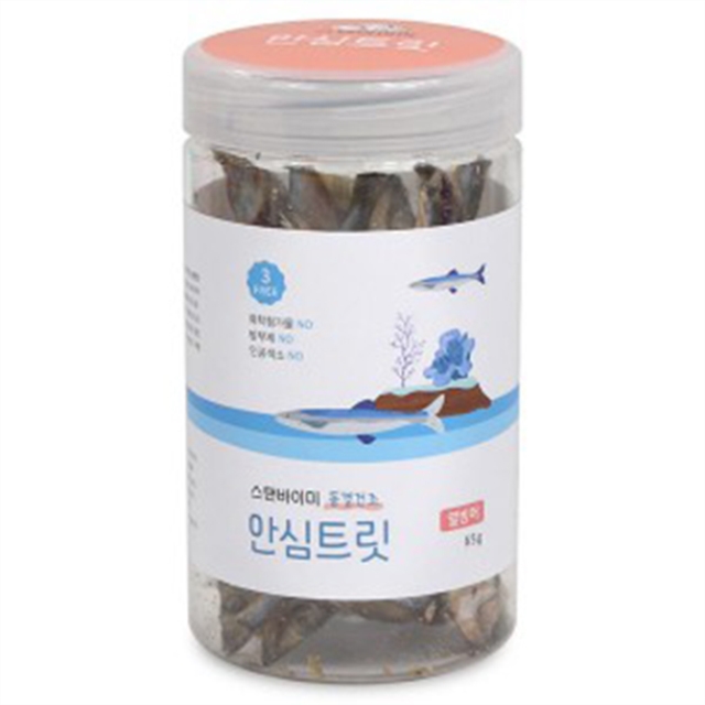 스텐바이미 동결건조 안심트릿 열빙어 65g(국내산)	