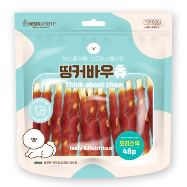 띵커바우츄 오리스틱껌 48p(길이 약11cm)