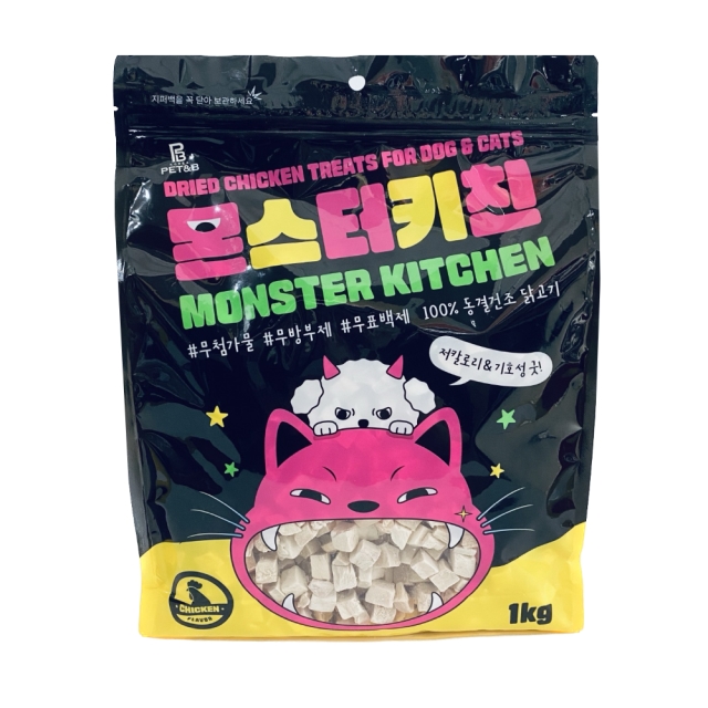 몬스터키친 동결건조 1kg 닭고기(봉투)