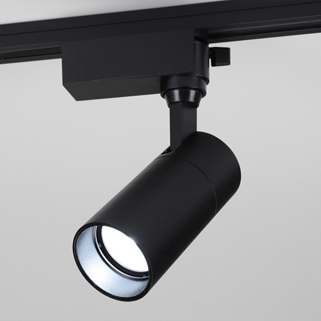 LED 일체형 레일등 KS 블랙 20W 1개