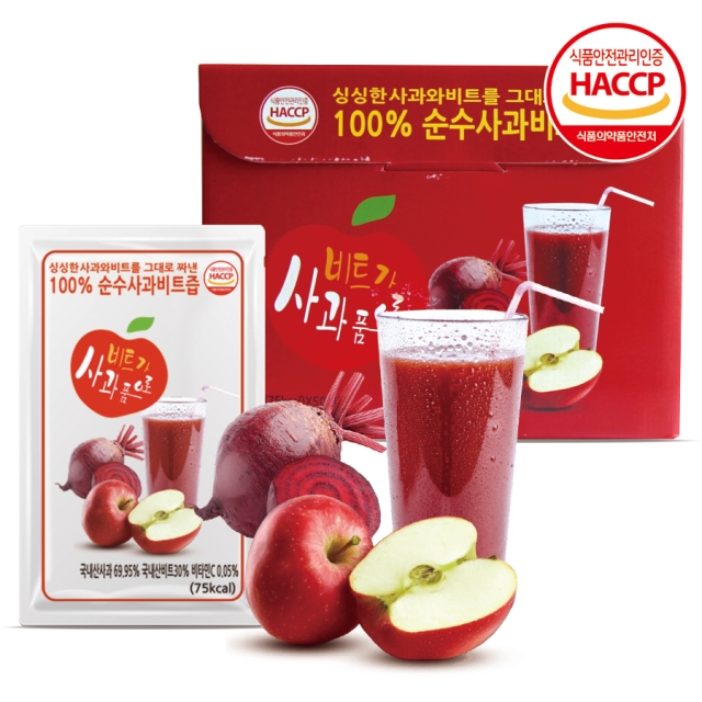 사과랑 비트를 한번에! 청송 사과비트즙
