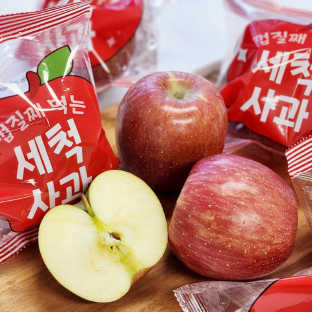 GAP 껍질째 먹는 고당도 세척 사과 당도선별 중과 3kg