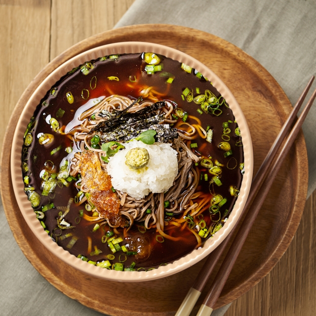 시원한 비법육수 정통 모밀소바(메밀소바)5인분 세트