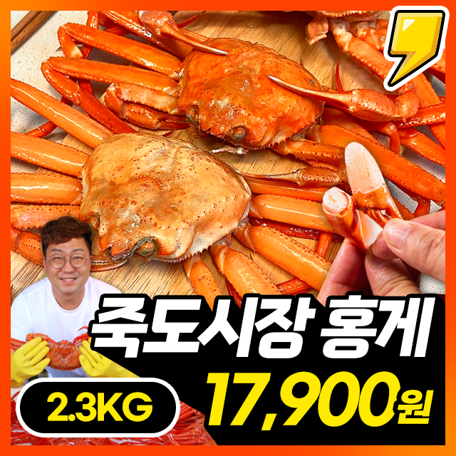 ★당일조업★ 포항 죽도시장 쪄서가는 붉은대게 홍게 5~9마리