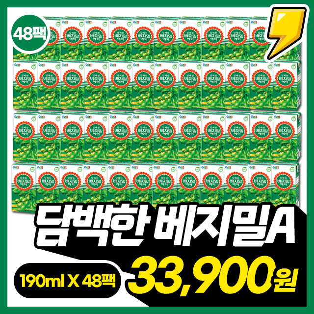 담백한 베지밀A 190ml X 48팩
