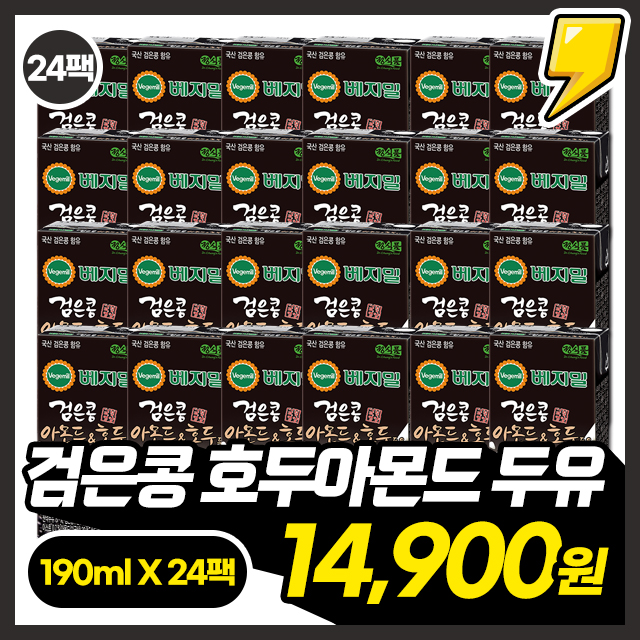 검은콩 호두 아몬드 두유 190ml X 24팩