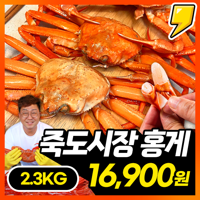 ★당일조업★ 포항 죽도시장 쪄서가는 붉은대게 홍게 5~9마리