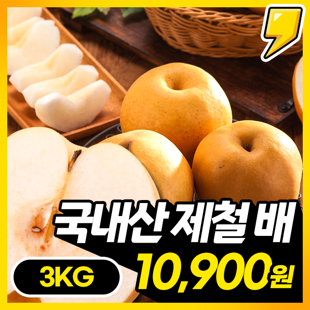 25년 제철! 시원달콤 과즙가득 고당도 꿀배 3KG/5KG